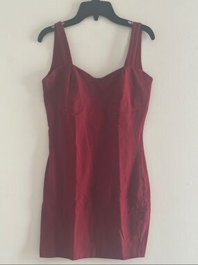 Charlotte Russe Burgundy Bodycon Dress